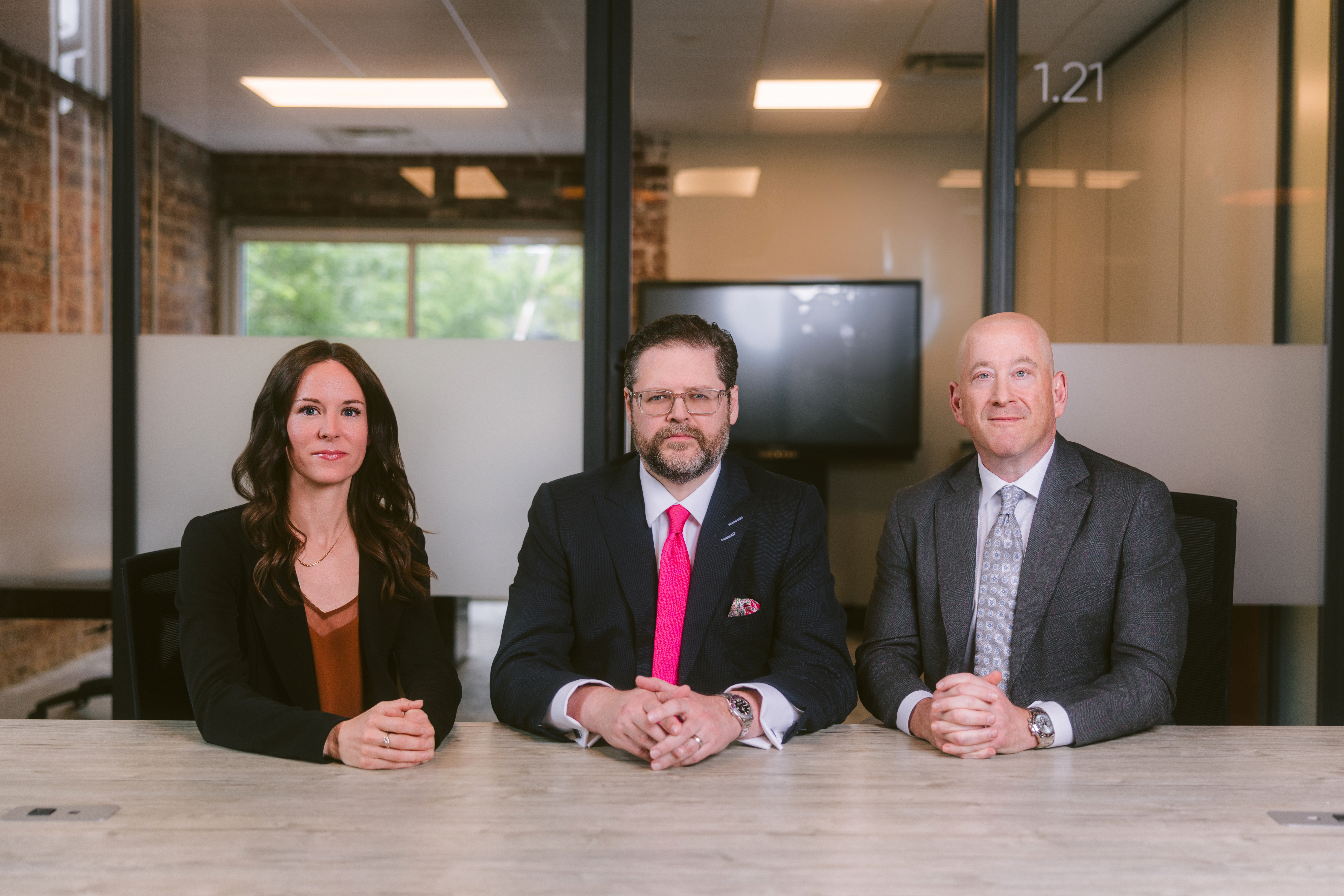 Courtney Werning, David Meyer, and Matthew Wilson, principals of Meyer Wilson Werning.